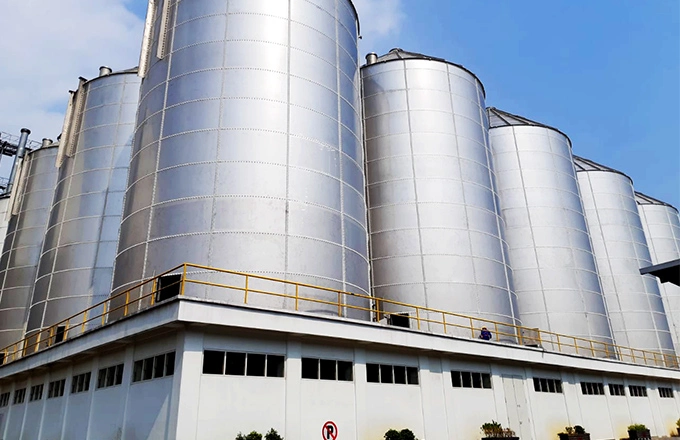 Kediri, Indonesia | PT. Proyecto de silo de almacenamiento de guante de gudang Garam TBK